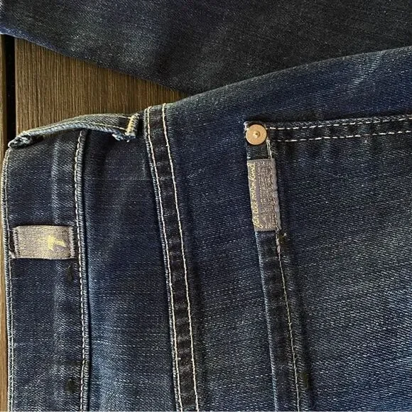 7 for all man kind luxe performance style Carsen size 33 jeans - Picture 8 of 12